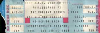 Rolling Stones Ticket